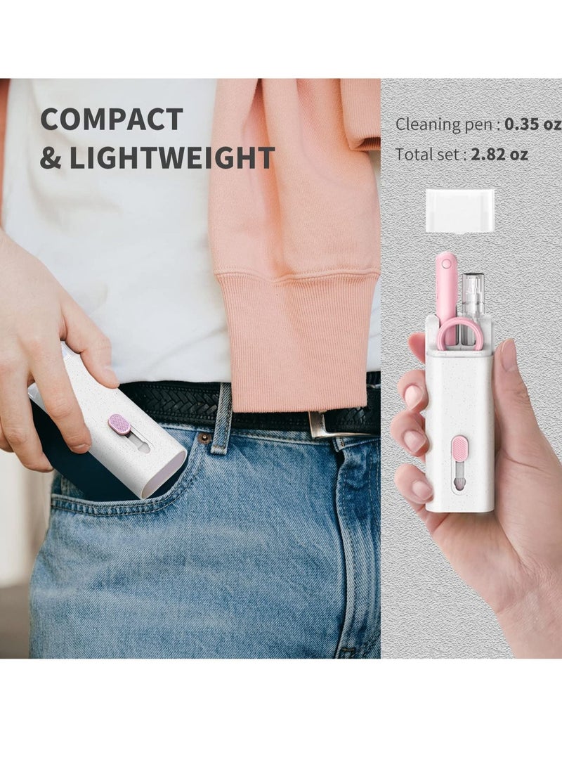 Laptop Cleaner, 7 in 1 Keyboard Cleaner Set, Computer MacBook Earphone Cleaning Kit, Tablet and Screen Dust Brush Including Soft Sweep, Swipe - Image 3
