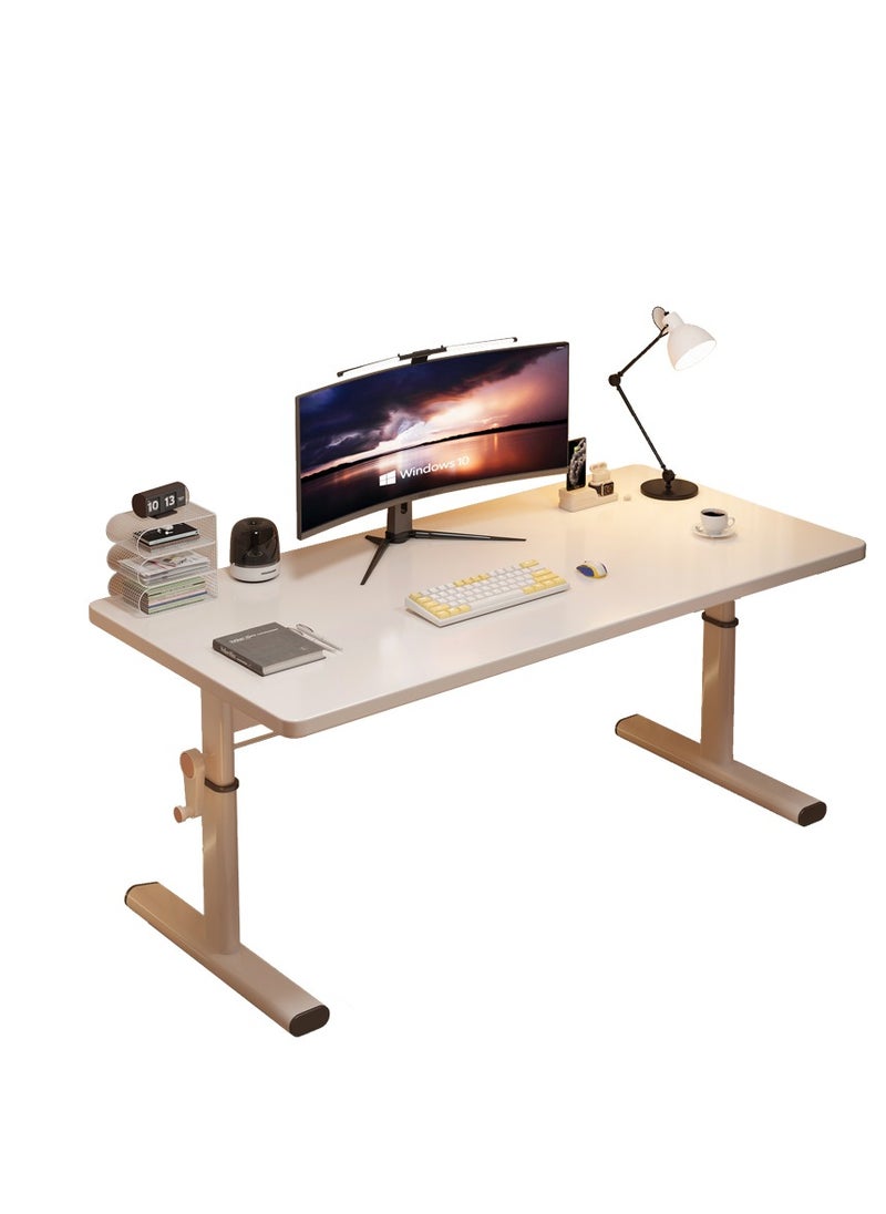 Manta Ray - Manta Ray Modern Home and Office Design Adjustable Height Computer Desk Gaming Table Workstation Study Table Working Desk  120x60 cm - Image 1