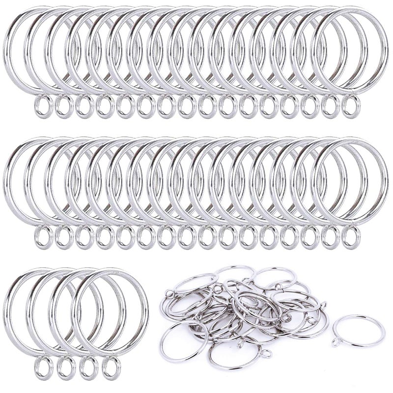 ANJUU حلقة ستارة معدنية 42 قطعة بحجم 38 مم قطر داخلي