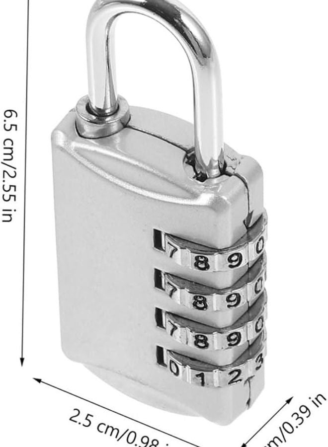 Digital Combination Luggage Lock Touch Button Weatherproof Padlock for Gym Backpack Toolbox Storage - Image 3