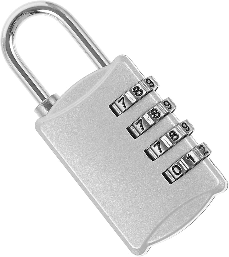 Digital Combination Luggage Lock Touch Button Weatherproof Padlock for Gym Backpack Toolbox Storage - Image 1