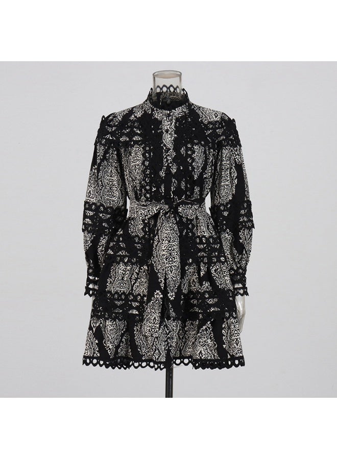 Madam Uniq Patterned Mini Dress - Image 2