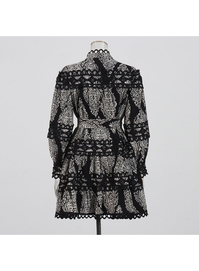 Madam Uniq Patterned Mini Dress - Image 3
