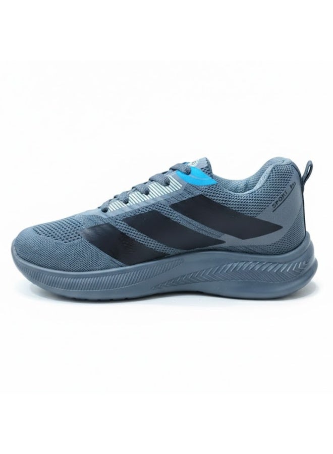 Men's grey athletic shoes – lightweight sneakers with high ventilation and a comfortable sole for running, walking, and daily workouts - Image 4
