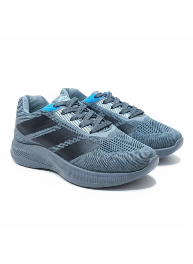 Men's grey athletic shoes – lightweight sneakers with high ventilation and a comfortable sole for running, walking, and daily workouts - Image 2