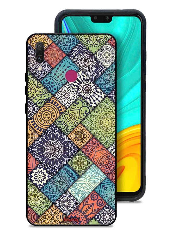 Tolwak Huawei Y9 (2019) Protective Case Cover Mandala Pattern - Image 1