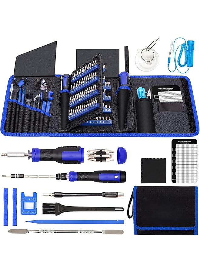 PROMASS promass Precision Screwdriver Set 191-Piece Multi-Bit Screwdriver 1/4 Inch Nut Driver Home Improvement Tool Electronic Repair Kit for Computer, iPhone, Laptop, PC, Cell Phone, PS4, Xbox, Nintendo  - Image 1