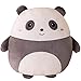 Lannery Panda Plush Pillow Stuffed Animal Toy Kawaii Plushies Hugging Pillow for Room Decor Birthday Valentine Day Gifts 8 Inch - Image 3