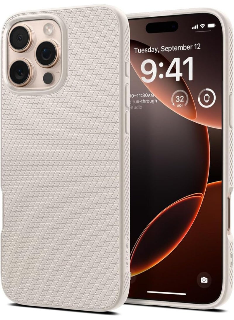 Spigen Liquid Air for iPhone 16 Pro Case Cover (2024) - Natural Titanium  - Image 1