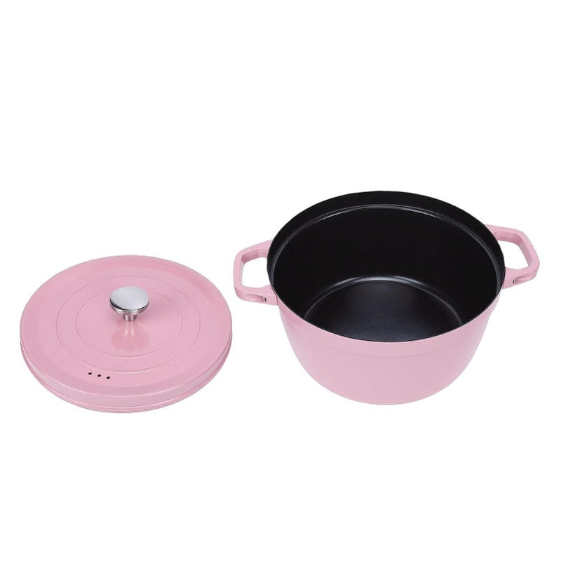 Heavy Duty Enameled Cast Iron Dutch Oven With Lid Non Stick For Induction Gas Stove - Image 2