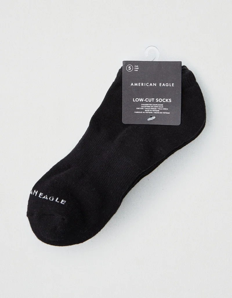American Eagle AEO Low Cut Socks 5-Pack