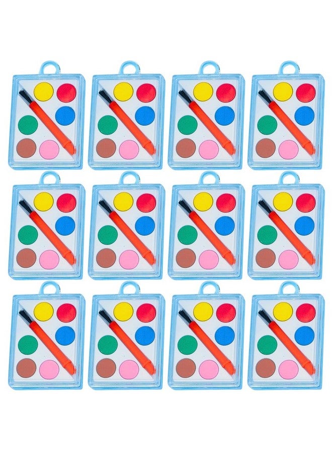 Amscan Paint Set Value Pack Favors in 6 Vibrant Colors - 6 Packs of 12 | Perfect for Art Parties, Kids' Creativity & Crafters - Image 1