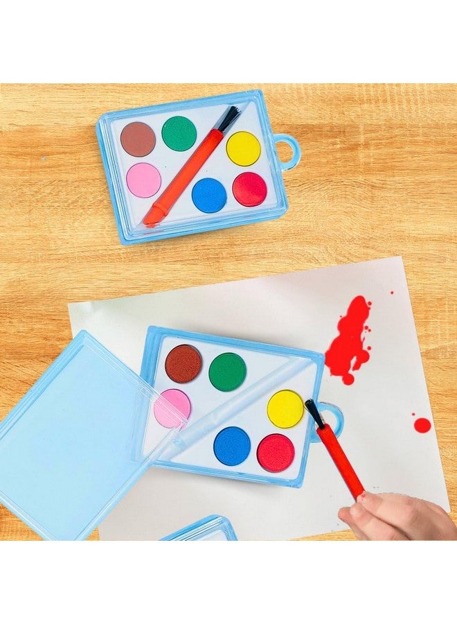 Amscan Paint Set Value Pack Favors in 6 Vibrant Colors - 6 Packs of 12 | Perfect for Art Parties, Kids' Creativity & Crafters - Image 3