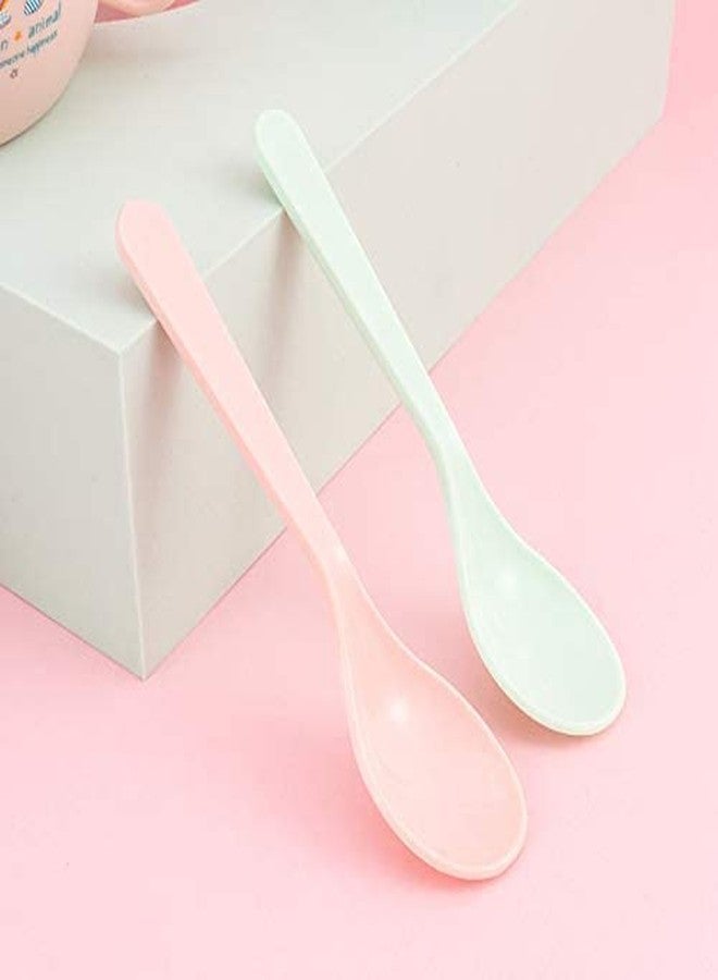 JENY Baby Feeding Tableware Dishes Stainless Steel Insulation Bowl with Handle Spoon Set Children Tableware Food Container Lunch Box Kids Feeding Dinnerware - Image 2