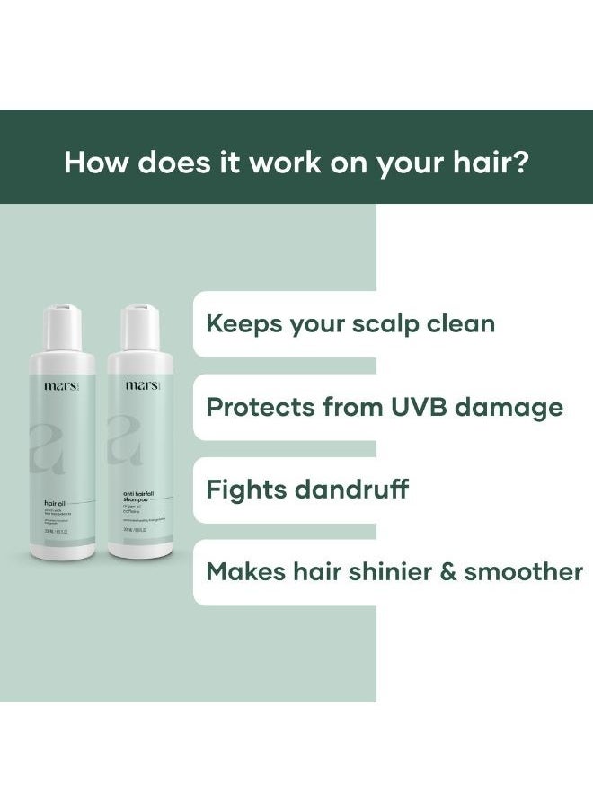 Hair Growth Oil (200ml) & Anti Hair Fall DHT Blocker Hair Shampoo (200ml) - Hair Nourishing Combo Pack - Power Of Natural Ingredients - Better Hair Growth & Nourishment