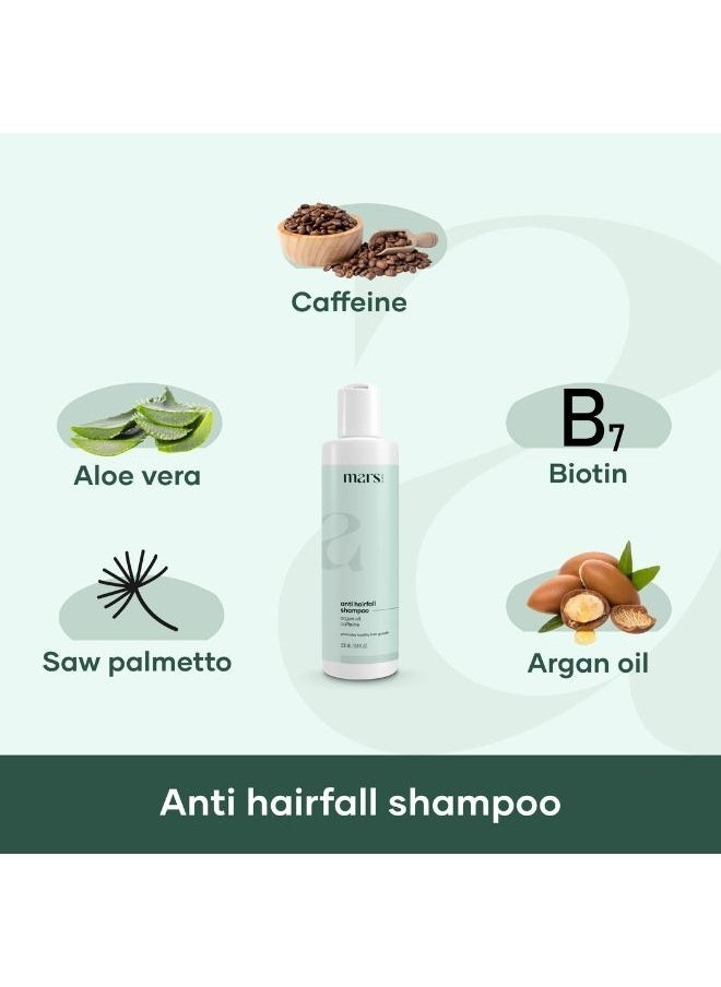 Hair Growth Oil (200ml) & Anti Hair Fall DHT Blocker Hair Shampoo (200ml) - Hair Nourishing Combo Pack - Power Of Natural Ingredients - Better Hair Growth & Nourishment