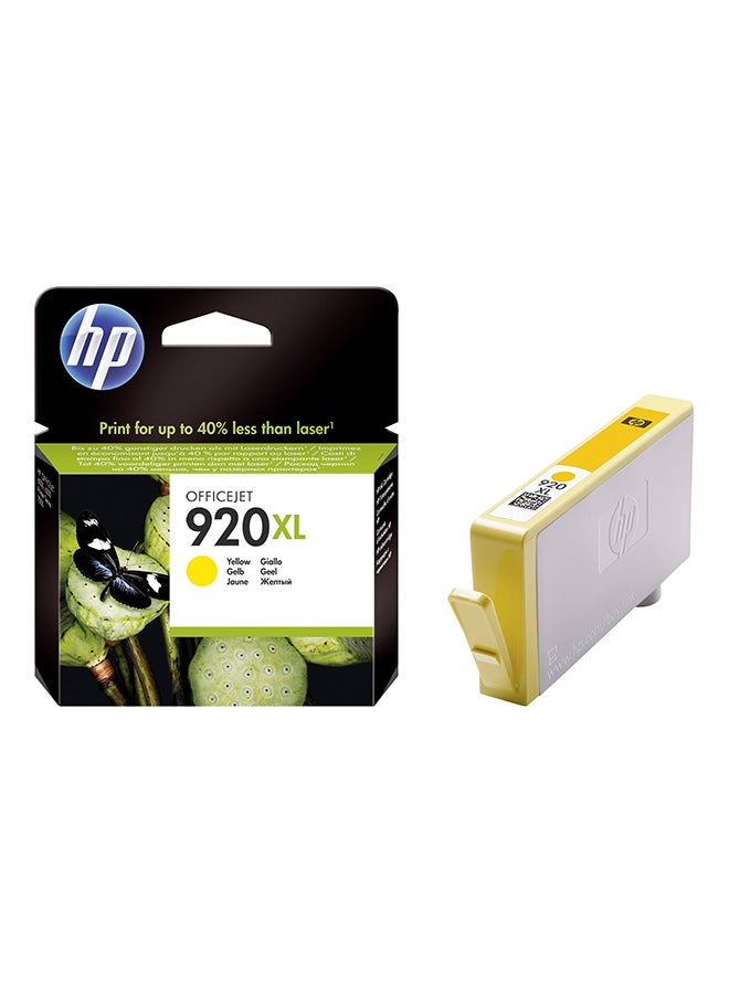 HP خرطوشة الحبر أوفيس جت920XL أصفر - Image 1