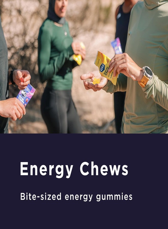 Gu Energy حلوى الطاقة GU Energy Chews، حلوى الطاقة بنكهة الفواكه مع الإلكتروليتات، نباتية، خالية من الغلوتين، كوشير، خالية من الكافيين، وخالية من منتجات الألبان، طاقة جاهزة لأي تمرين، 12 كيسًا (24 حصة إجمالاً) - Image 2
