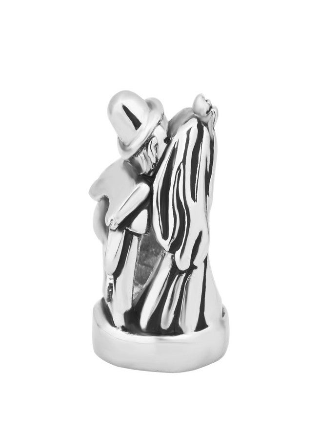 MiiFort Groom Bride Wedding Charm fits Pandora Bracelets Together Forever Wife Husband Women Anniversary Couple Valentine Christmas Birthday - Image 2