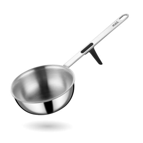 Stahl Artisan Triply 300 ml, 10 cm Stainless Steel Tadka Pan | Gas & Induction Compatible | for Spice Tempering, Seasoning & Frying Dal/Spices - Image 1
