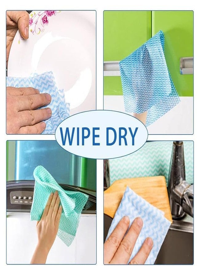 PackPro Non-Woven Kitchen Towel Roll | Red | 320 Pulls | 80 Pulls x 4 Rolls | Washable, Eco-Friendly, Disposable Cleaning Towels for Home, Office, and Kitchen Use | Soft & Highly Absorbent - Image 3