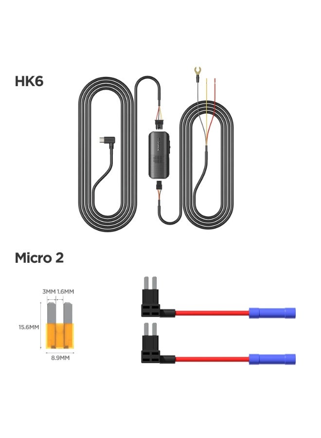فيوفو تمديدات HK6 | علبة الفيوز | وصلات فيوز 8 قطع | لكاميرات A329S/A329T/A329W - Image 3