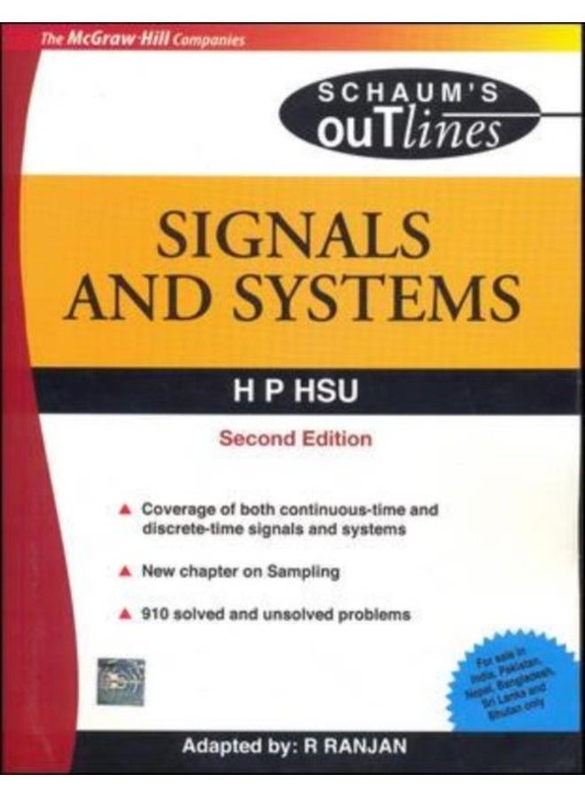 SIGNALS AND SYSTEMS (SPECIAL INDIAN EDITION) (SCHAUM’S OUTLINE SERIES) 2ND EDITION 