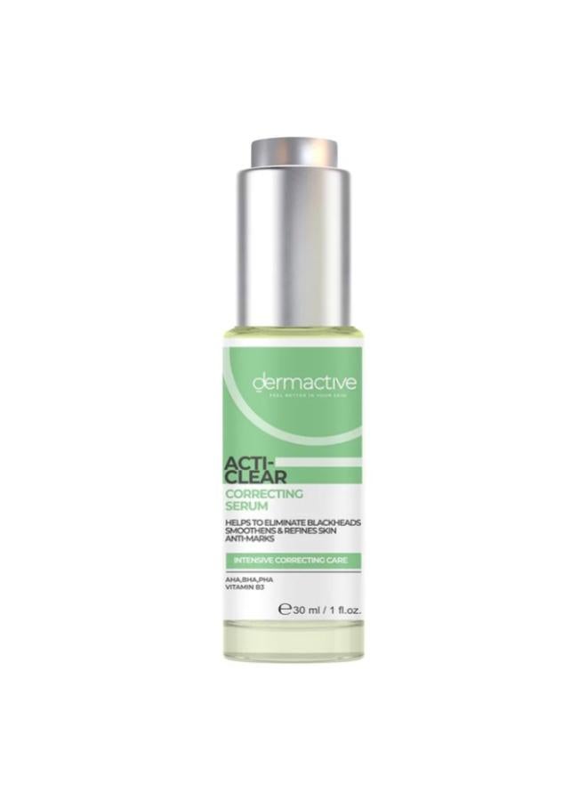 ديرماكتيف اكتي كلير سيرم تصحيح عيوب البشرة الدهنيه 30 مل
