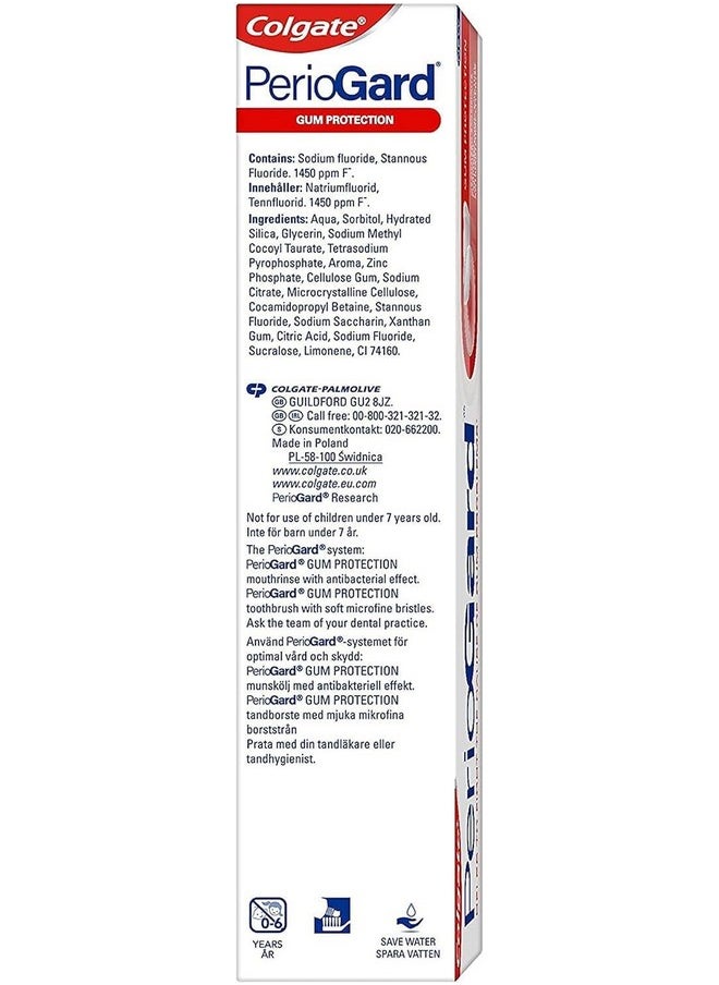 Colgate - Periogard Gum Protection Toothpaste 90G And Mouthwash 250Ml Helps Fight Plaque Bacteria Dual Active Formula Helps To Keep Gums Healthy - Image 1