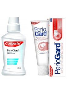 Periogard Gum Protection Toothpaste 90G And Mouthwash 250Ml Helps Fight Plaque Bacteria Dual Active Formula Helps To Keep Gums Healthy