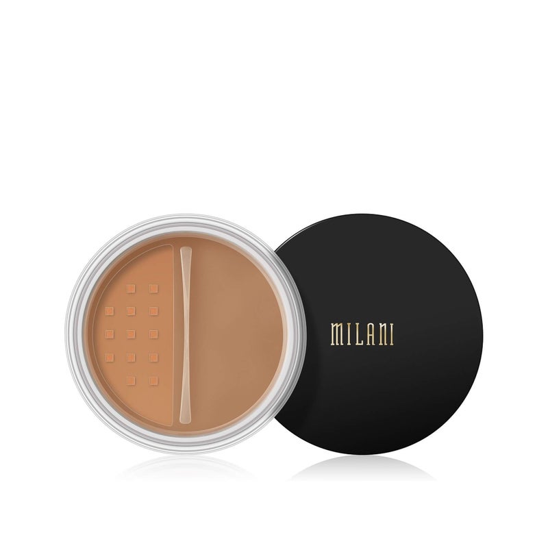 Milani Make It Last Setting Powder - Translucent Medium to Deep (0.12 Ounce) Cruelty-Free Mattifying Face Powder that Sets Makeup for Long-Lasting Wear - Image 1