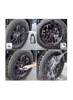 SONAX Professional Car Tire Cleaner and Polisher with Extra-Strong Formula that Removes Even the Toughest Dirt and Dust, Large 1-Liter Bottle, Made in Germany.  - Image 3