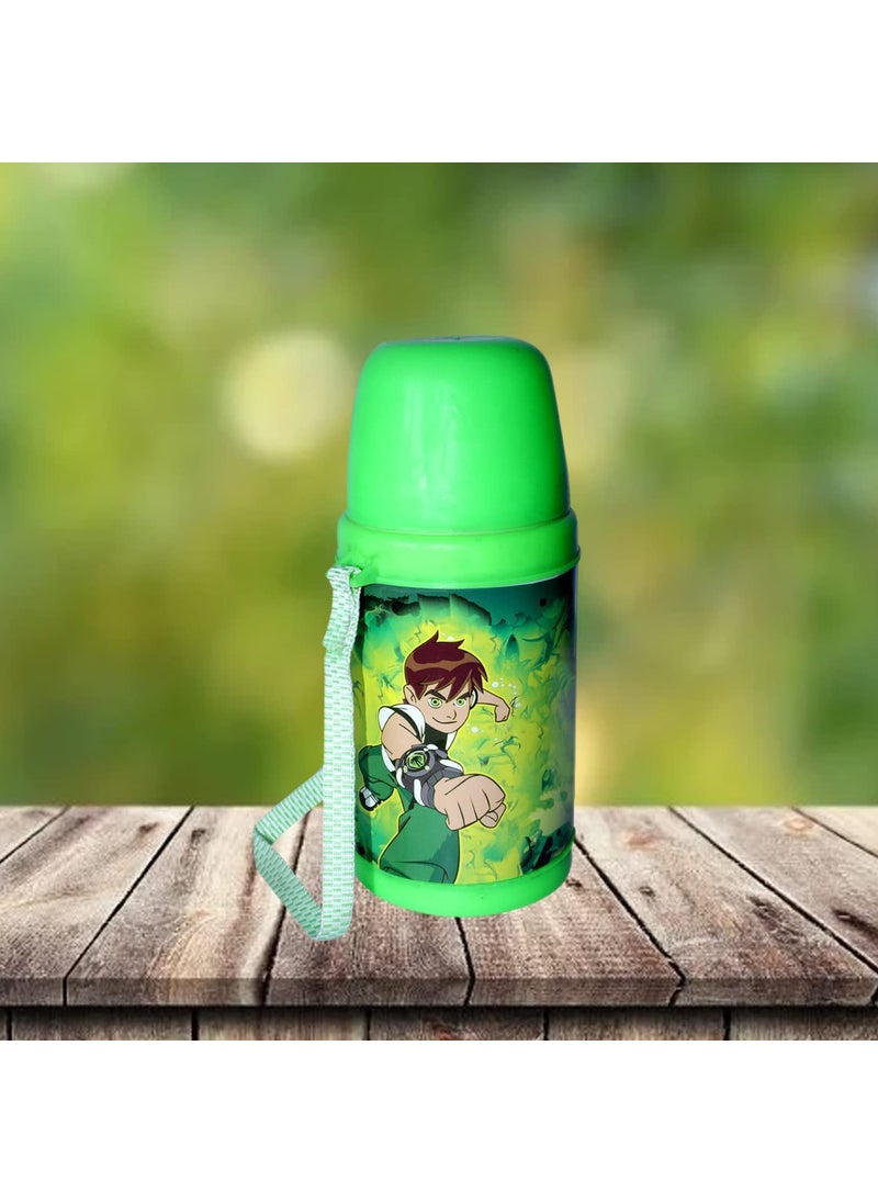 Inaaya INAAYA Cartoon Printed School Water Bottle For Boys And Girls Multicolor Set Of 2  - Image 5