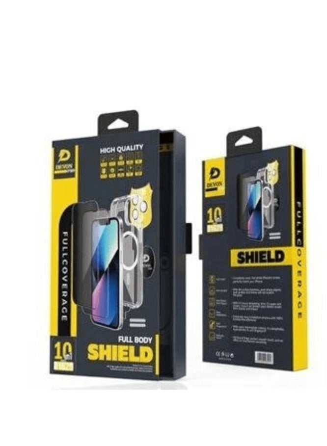 Devon iPhone 12 Pro Protection (Privacy Case) MagSafe 10in1 Package [iPhone Protection Package] The strongest complete protection for your phone ever - Image 1