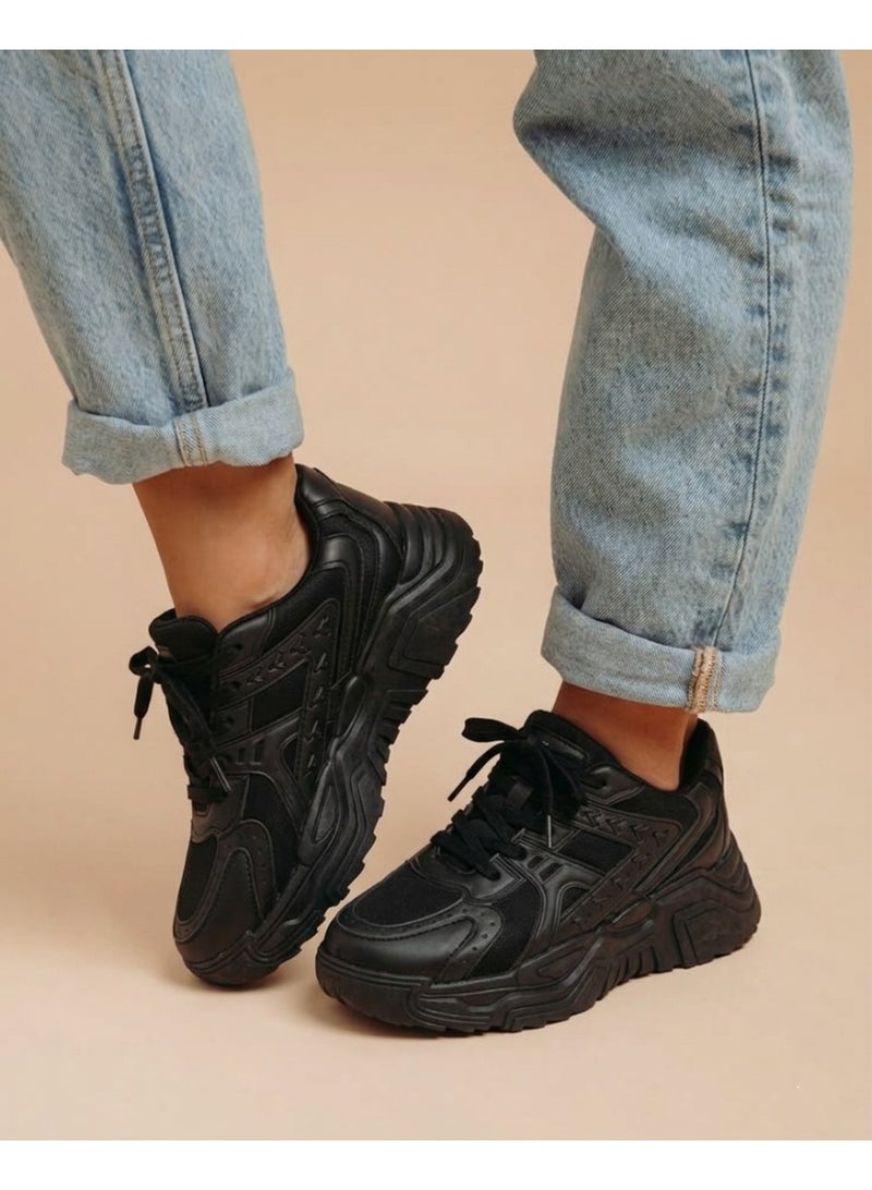 Vbranda Trendy women's sneakers with a modern design L-11-BLACK - Image 1