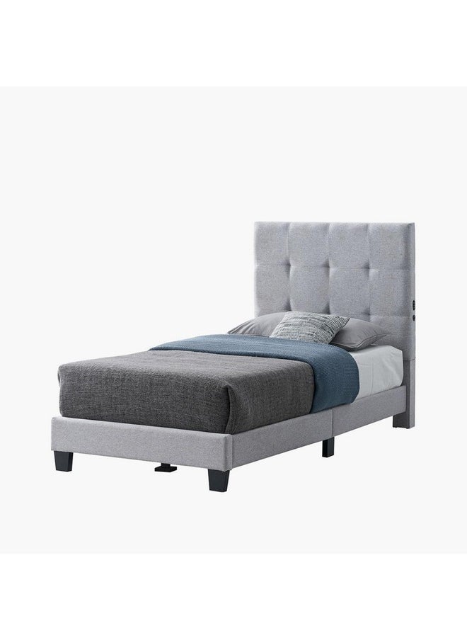 Home Box Kulltorp Smart Upholstered Single Bed 101 x 121 x 216 cm  - Image 2
