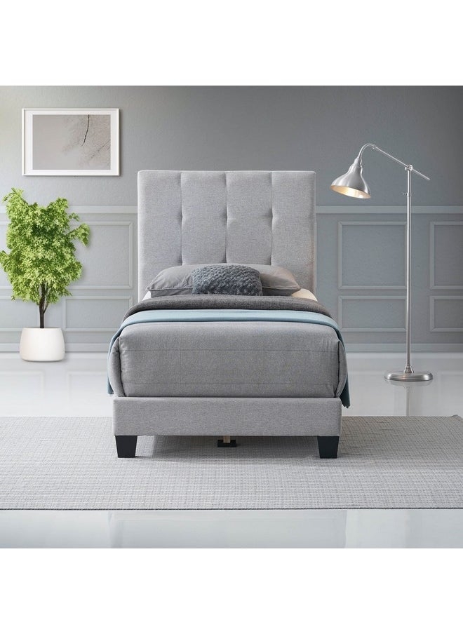 Home Box Kulltorp Smart Upholstered Single Bed 101 x 121 x 216 cm  - Image 5