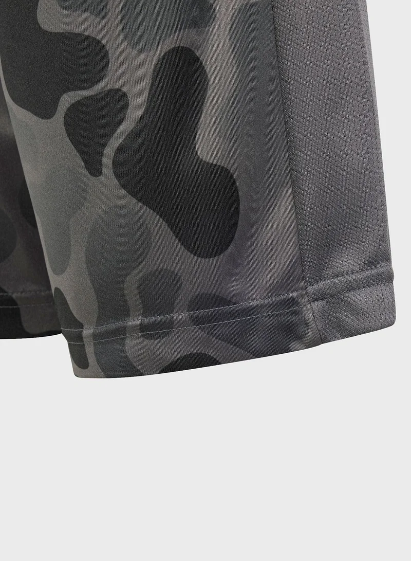 Adidas Kids Train Essential All Over Printed Shorts
