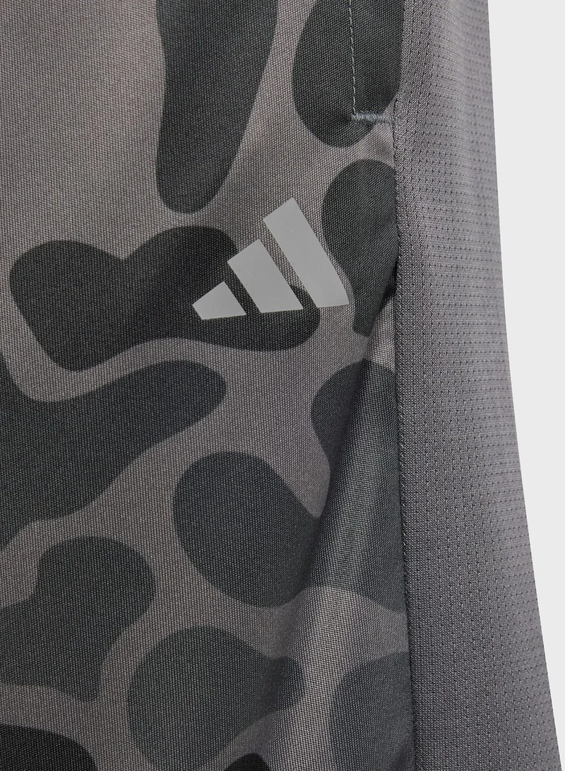 Adidas Kids Train Essential All Over Printed Shorts