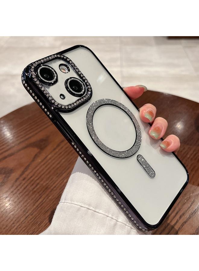 Zaboon Case For iPhone 13 Diamond Plated MagSafe TPU Phone Case - Image 1