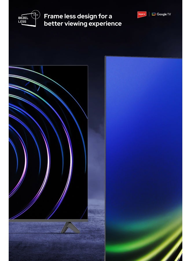 Impex 50 Inch Google QLED TV, 4K Ultra HD 3840x2160, Smart TV with Voice Remote, Dolby Audio, WiFi Bluetooth, HDMI ARC, DVB T2/S2, 178° Viewing Angle, Wall Mount Included, 2 Year Warranty - evoQ 50S4QLC2R120 Evoq50QLC Black - Image 3
