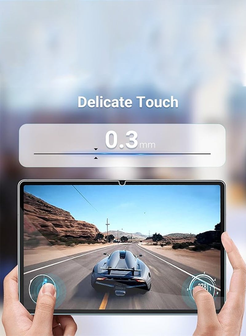 2 Pack Honor MagicPad 2 - 12.3 Inch Tempered Glass Screen Protector – High Transparency, Delicate Touch, Anti-Explosion, Smooth Arc Edges, Easy Installation, Screen Protector for Honor MagicPad 2 - 12.3 Inch - Image 4