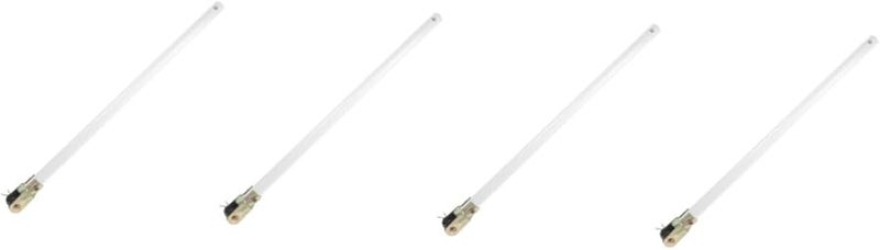 Jojofuny 4 Sets Ceiling Fan Downrod Extension Poles Double Design Installation Support Kit - Image 2