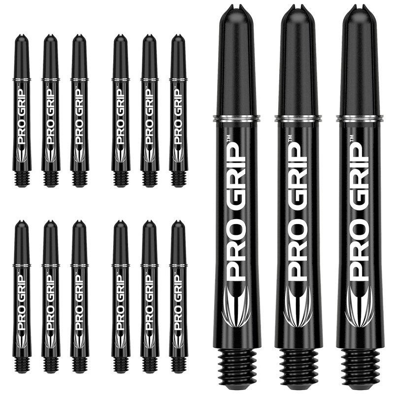 TARGET Darts 5 x Sets of Black Pro Grip Shaft Intermediate - 15 in Total - Image 1