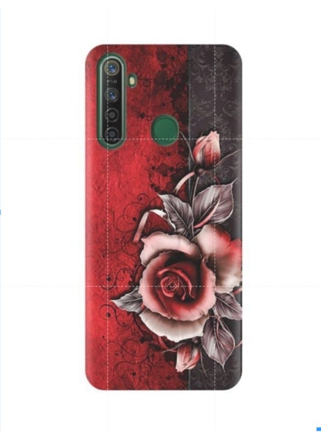 إيه إم سي ديزاين غطاء حماية واق لهاتف ريلمي 5i رمادي / أحمر / أسود