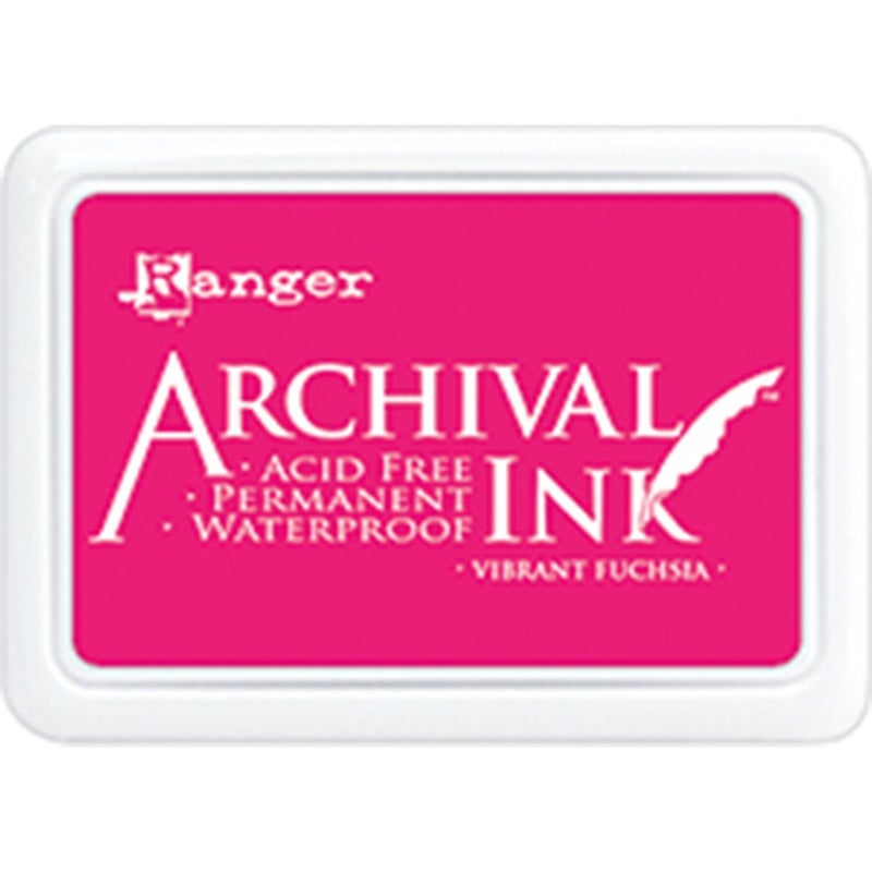 Ranger Archival Ink Pad 0 Vibrant Fuchsia