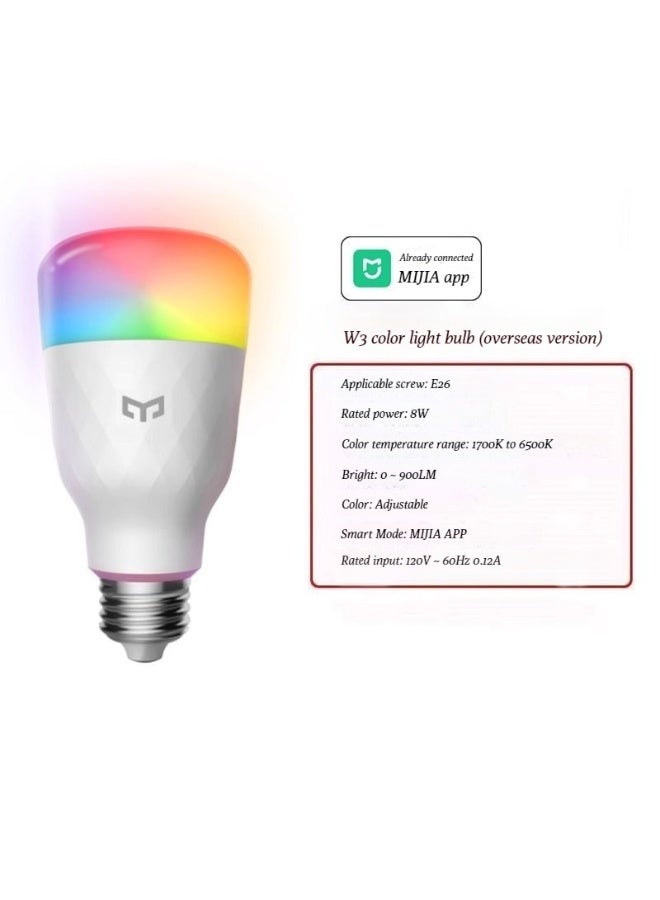 يلايت Yeelight لون مصباح المصباح النواة إضاءة الضوء المحيط مشرقة جدا توفير الطاقة ضوء متعدد الألوان مع الاتصال - Image 1