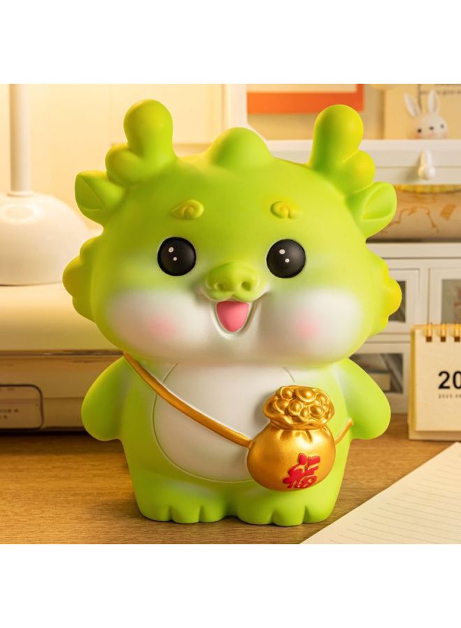 Zodiac Dragon Piggy Bank 2024 Only Can't Enter Large Capacity Savings Coin Bank Children's Day Gift-Color:[pink] Backpack Dragon-Size:Large Size [available For Storage And Retrieval] Preferred Gifts - Image 4