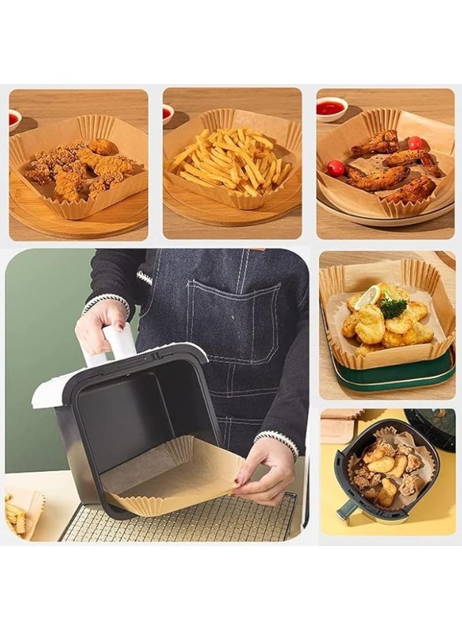 Cool Baby 50 sheets of Air Fryer Disposable Paper Liner Non-Stick Pan Parchment Baking Paper, air fryer paper trays (16 cm) - Image 3