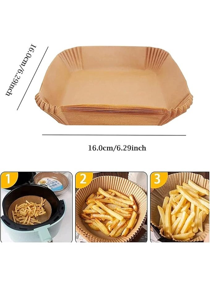 Cool Baby 50 sheets of Air Fryer Disposable Paper Liner Non-Stick Pan Parchment Baking Paper, air fryer paper trays (16 cm) - Image 4